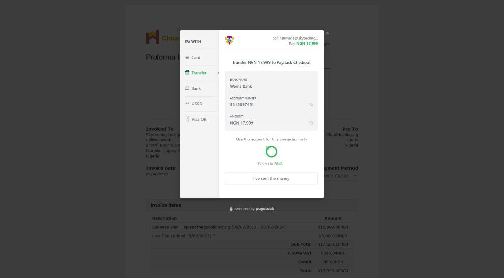 How to make payment