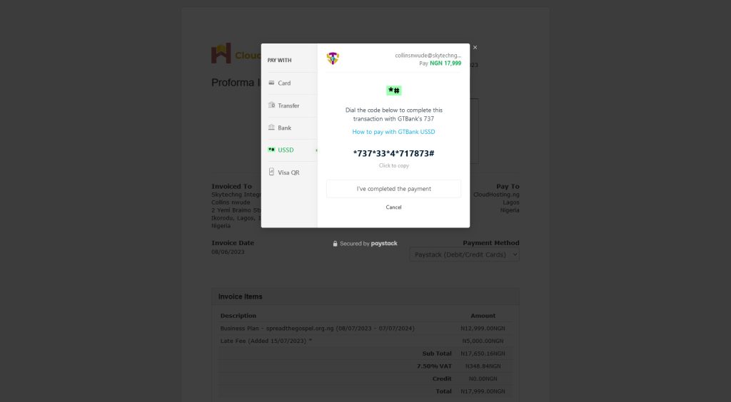 How to make payment