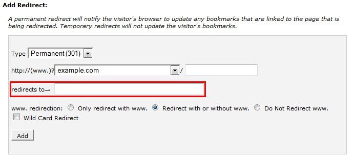 How to create a site/domain redirect in cPanel