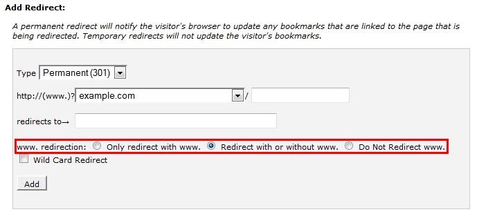 How to create a site/domain redirect in cPanel